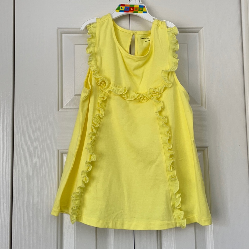 Yellow tank top from Janie and Jack